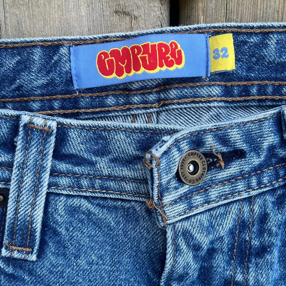 Empyre Relax Fit Baggy Jeans Size 32 Y2K Vibes - Picture 8 of 13